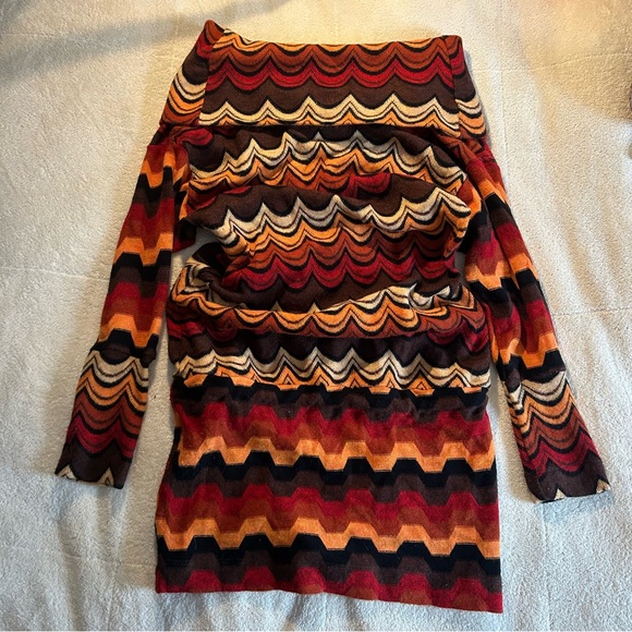 Vintage Wool Miss Sixty Geometric Dress - Picture 5 of 10